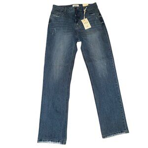 New with tags L.T.J. Letter To Juliet Straight Leg Jeans in Medium Wash Size 26
